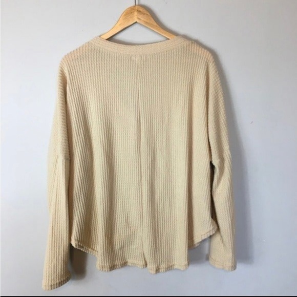 J For Justify Cream Waffle knit top - Picture 3 of 4